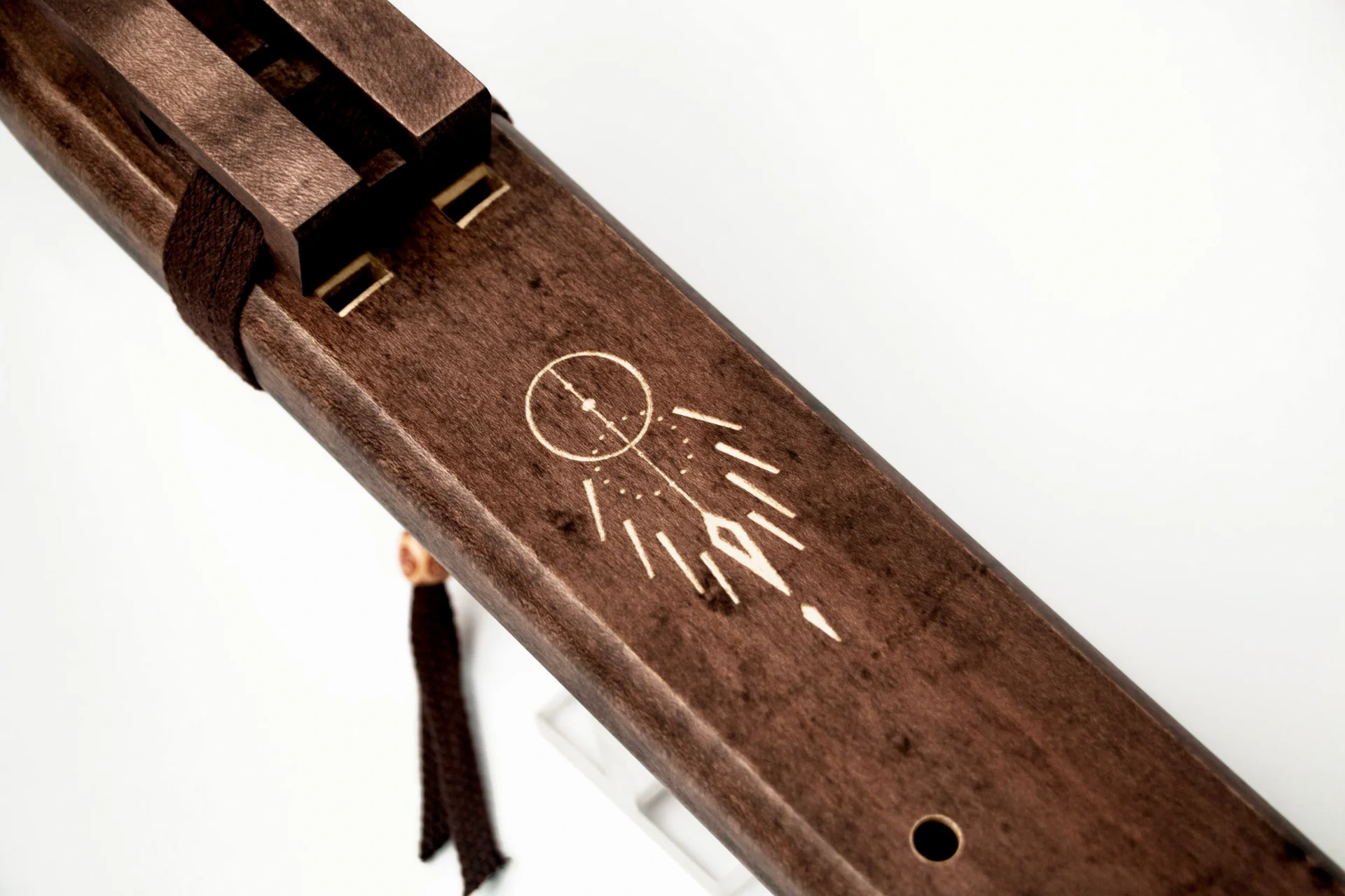 F# double flute available in 440Hz 432Hz or custom 528Hz tuning